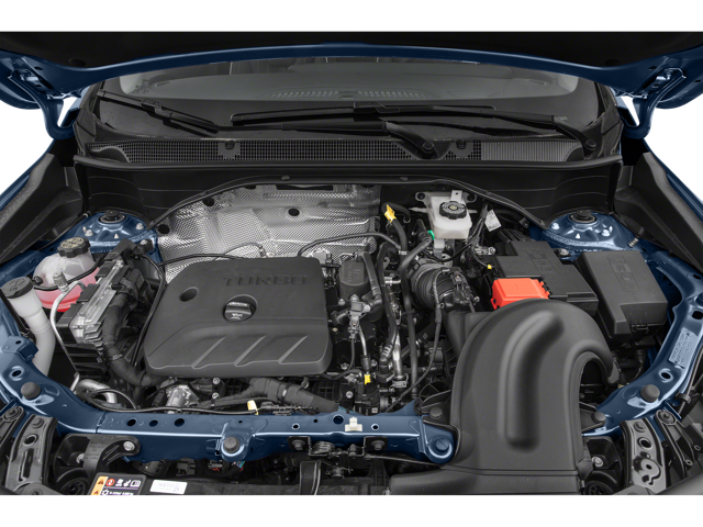 An overhead view of the engine in a 2024 Buick Encore GX