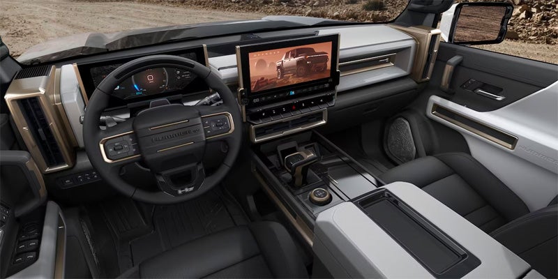Interior view of a 2024 GMC Hummer EV