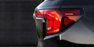 Taillight of a 2025 GMC Terrain.