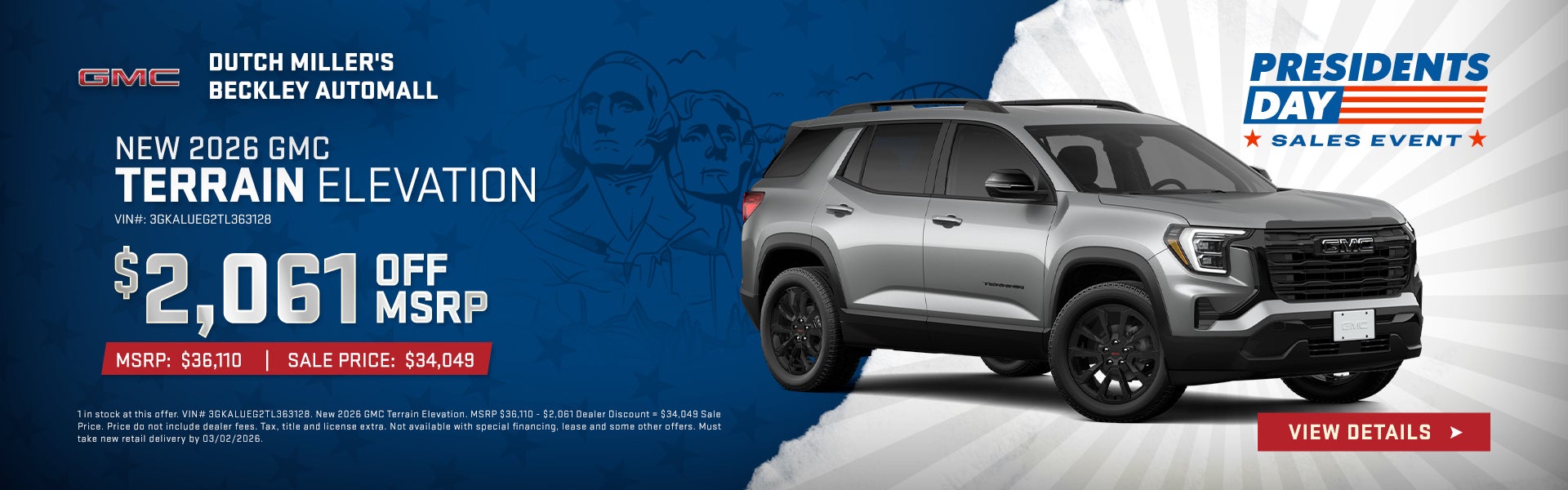 2026 GMC Terrain Elevation