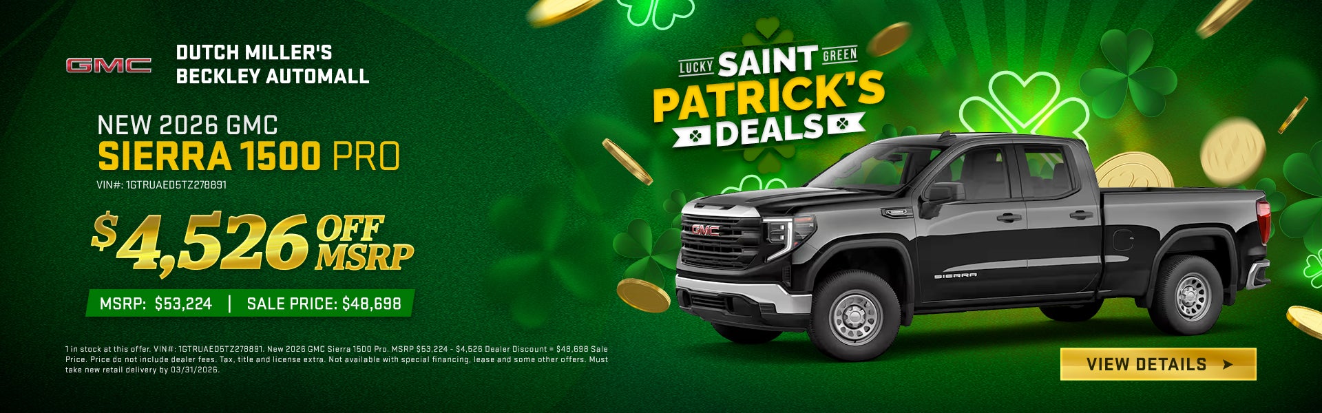 New 2026 GMC Sierra 1500 Pro