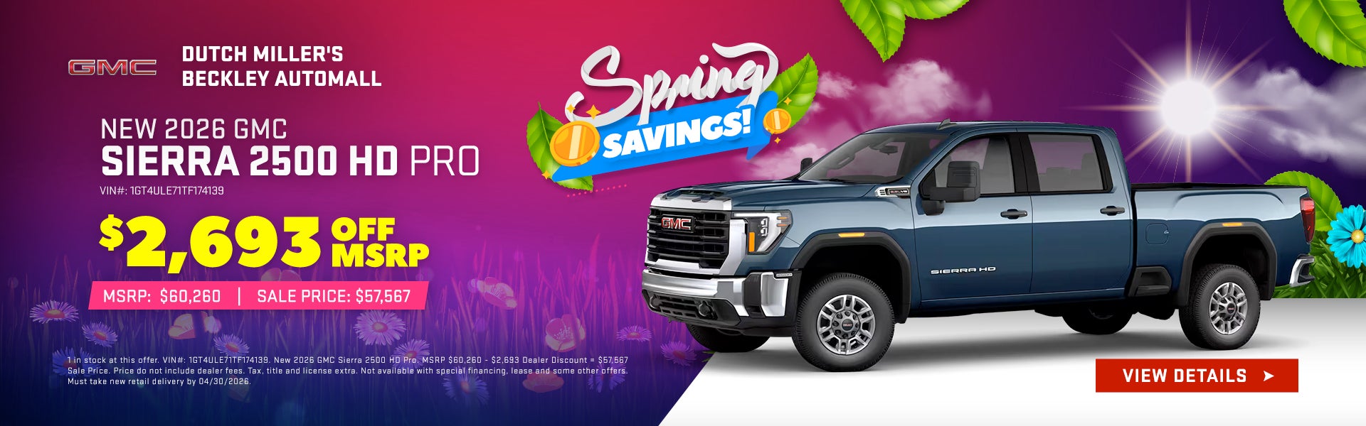 New 2026 GMC Sierra 2500 HD Pro