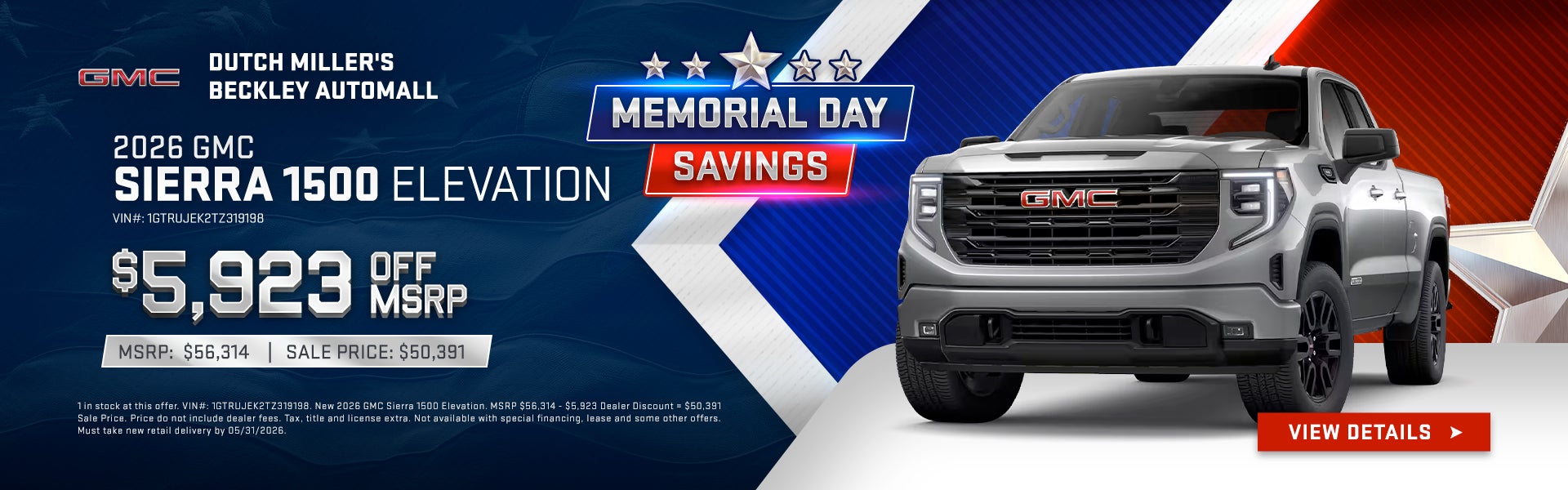 2026 GMC Sierra 1500 Elevation